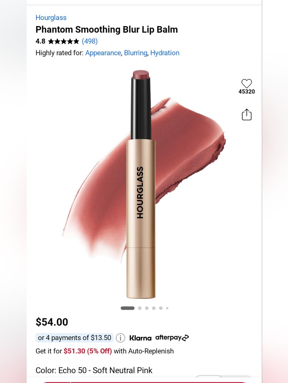 Echo Creamy Lipstick Stick — Echo 50